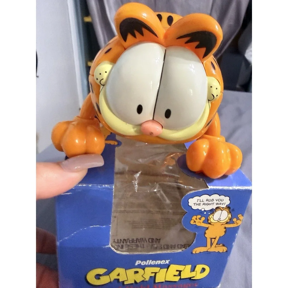Vintage Garfield Hand Held Massager by Pollenex 1980's Used In Box